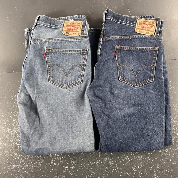 Levi's Other - VTG Levis 505 Jeans Mens 35x32 Smoke Rise Fade Worn In Y2K Lot of 2